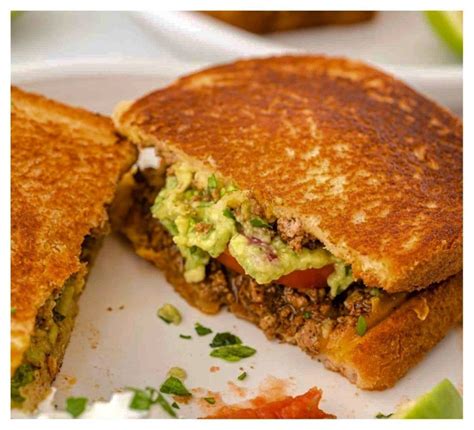 Taco Grilled Cheese Sandwich – Easy Recipes