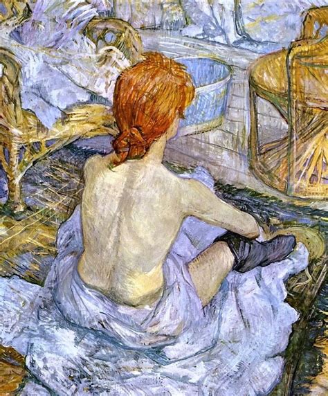 A Woman At Her Toilette By Henri De Toulouse Lautrec Hand Painted Oil