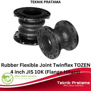 Jual Rubber Flexible Joint Twinflex Tozen Inch Jis K Flange