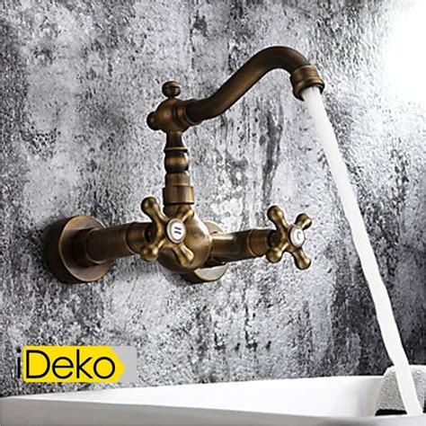 Ideko Robinet Mitigeur De Lavabo En Laiton Vasque Antique Inspir