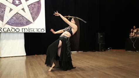 Gothic Bellydance Performance Com Espada Youtube