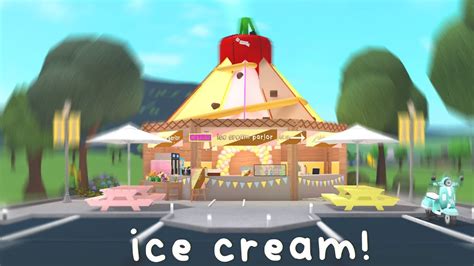 I Opened An ICE CREAM PARLOR In Bloxburg YouTube