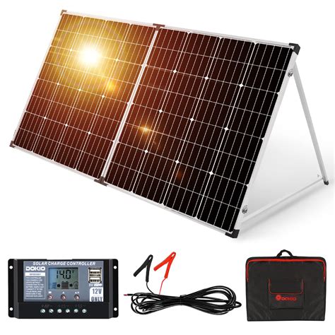 Buy Dokio Foldable Solar Panel 18v Monocrystalline Portable Folding