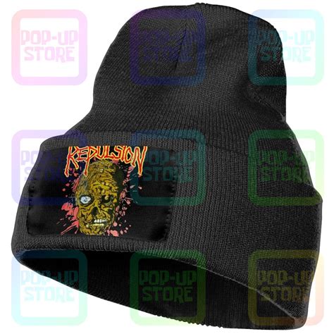 Metal Beanie Hat Beanies Cap Napalm Death Carcass Carcass Death Metal Carcass Skullies