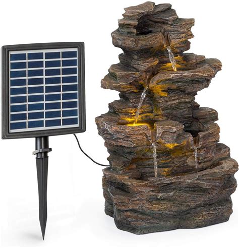 Amazon BLUMFELDT Messina Solar Powered Water Fountain Outdoor