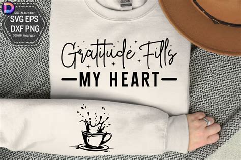 Gratitude Fills My Heart Svg Positivity Graphic By Delartcreation