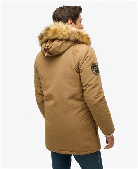 Gr S Marron Brun Parka Capuche Fourrure Synth Tique Everest Pour