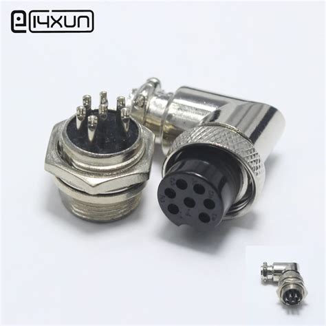 1set GX16 7 Pin Male Female Diameter 16mm Wire Panel Connector GX16