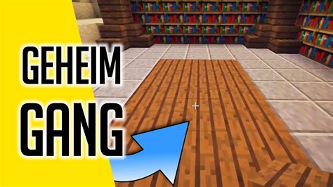 Wie Baut Man Einen Geheimgang In Minecraft Minecraft Geheimgang Bauen