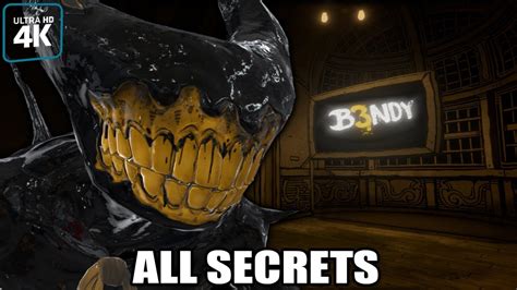 Bendy Secrets Of The Machine All Secrets Full Game 4k 60fps Uhd Pc