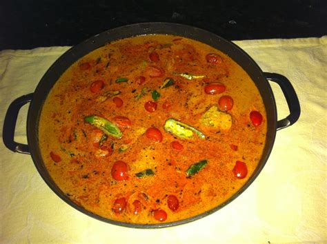 Suma's Recipes: Seer fish curry with cherry tomatoes and coconu milk...