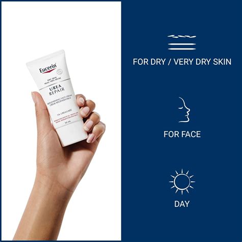 Eucerin Urea Replenishing Face Creme Day 5 Urea Dry Skin