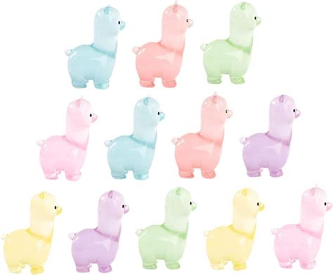 Amazon Toyvian 12pcs Home Decor Resin Alpaca Figurine Alpaca