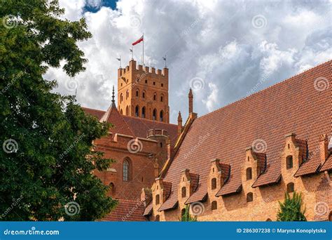 Malbork Castle Capital Of The Teutonic Order In Poland Stock Photo