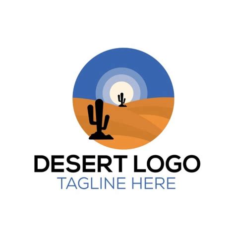 Desert logo template vector, Desert logo png - freepng