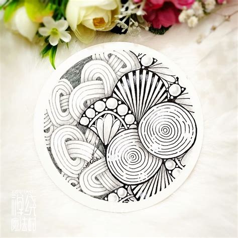 Zentangle Art How To Draw By Eva Wu Doodle Art