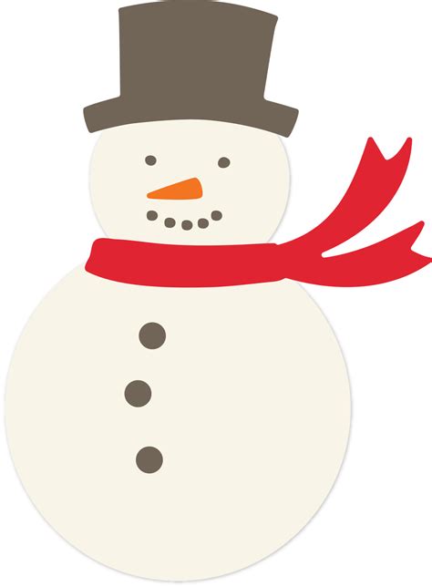 Snowman SVG Cut File - Snap Click Supply Co.