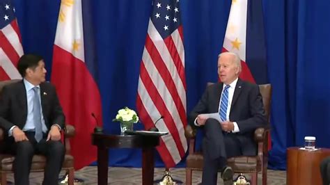 Transcript Remarks Joe Biden Holds A Bilat With Ferdinand Marcos Jr