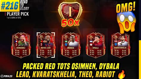 Omg Packed Red Tots R Leao Osimhen Kvara Opening X Fut