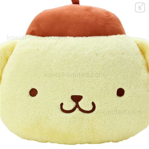 Japan Sanrio Original Face Shaped Cushion S Pompompurin Kawaii