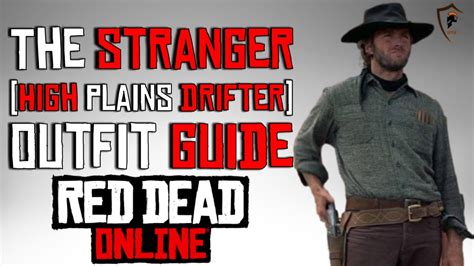 The Stranger Clint Eastwood High Plains Drifter Outfit Guide Red