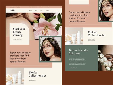 Skin Care Website Templates