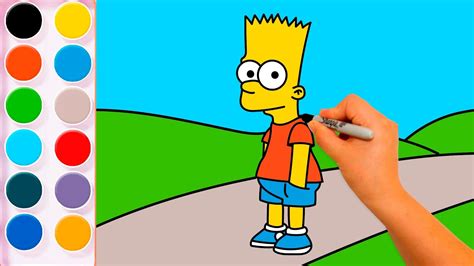 Cómo Dibujar A Bart Simpson Paso A Paso How To Draw Bart Simpson