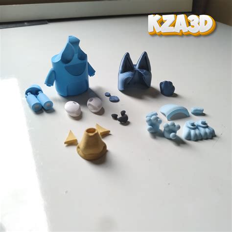 Bluey Articulated Puppet por Kza 3D | Descargar modelo STL gratuito ...