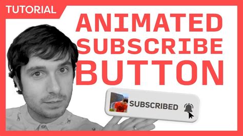 YouTube Animated Subscribe Button Template - Free, Easy, and Generated ...