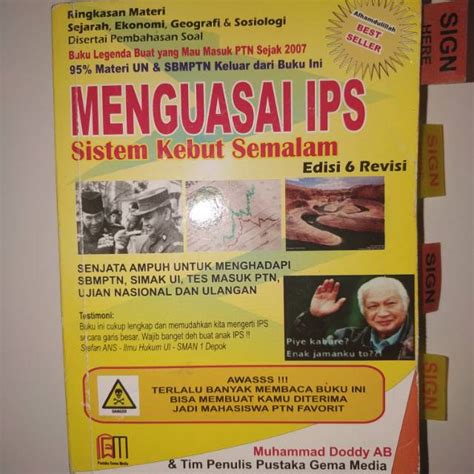 Jual Buku Sks Kuning Ringkasan Menguasai Ips Sistem Kebut Semalam