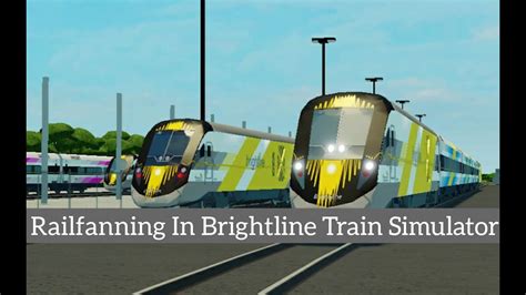 Railfanning FEC Brightline In Brightline Train Simulator