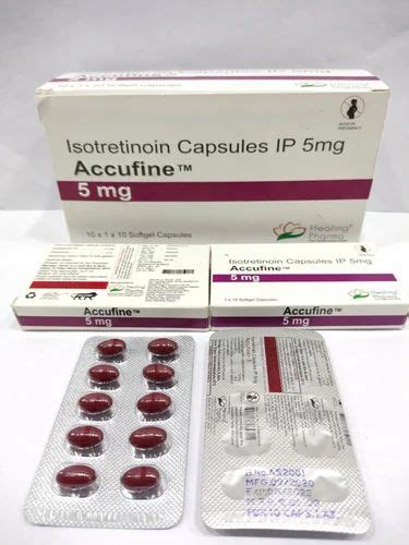 Accufine Mg Isotretinoin Capsules Packaging Type Strips At Rs