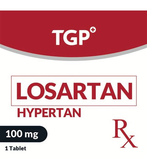 Hypertan Losartan 100mg Tablet