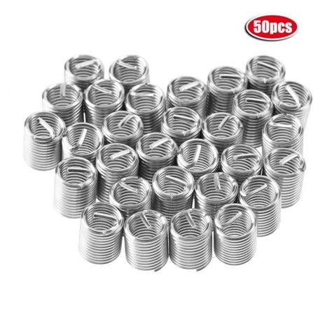 Cikonielf Insert de réparation de filetage 50 pcs M10 acier inoxydable