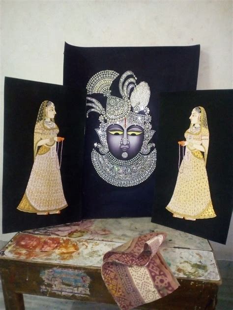 Paint Coated Mdf Handmade Shreenathji Painting At Rs In Jaipur