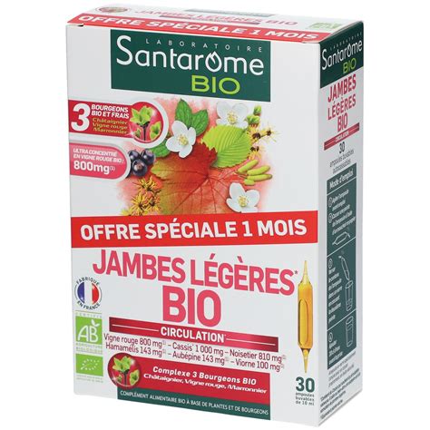 Santarome Bio Jambes L G Res Bio X Ml Redcare Pharmacie