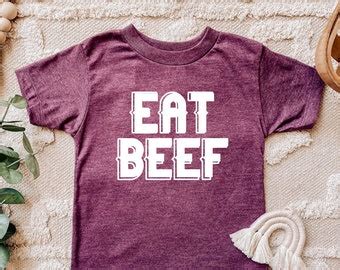 Eat Beef T Shirt Etsy