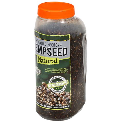 Dynamite Baits Frenzied Feeder Hempseed 2 5 Litre Jar