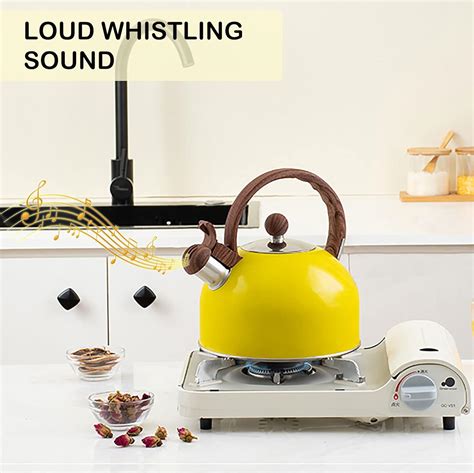 Whistling Stove Top Tea Kettle 2 5L Food Grade Stainless Steel Water