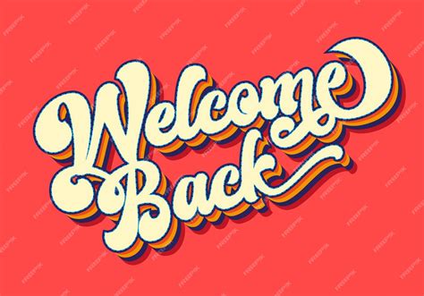 Premium Vector Welcome Back Banner