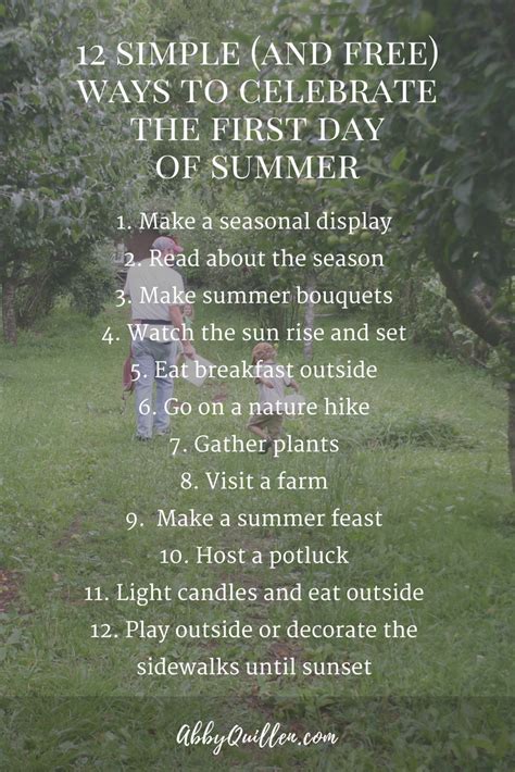 12 Simple And Free Ways To Celebrate The First Day Of Summer