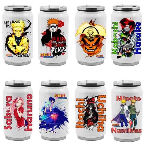 Personalized Anime Naruto Boruto Coke Mug Tumbler Can Sports Kakashi