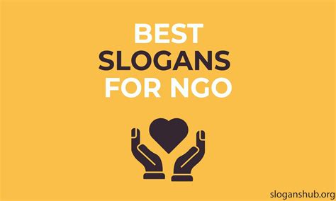 120 Best Ngo Slogans Ideas And Catchy Ngo Foundation Taglines