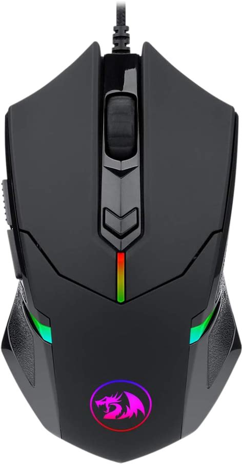 Redragon Mouse M Impact Rgb Led Mmo Es Laterais Mouse Para