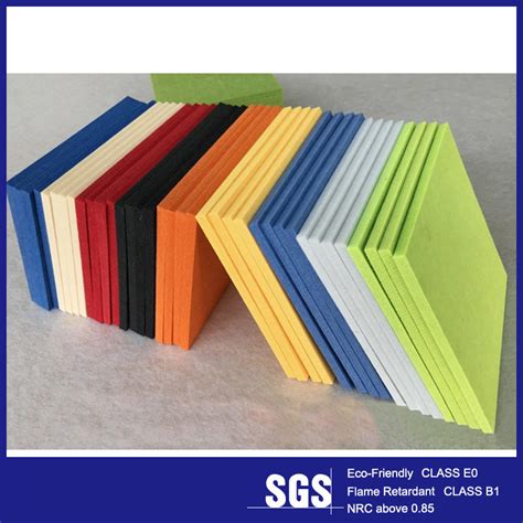 Can Customize The Thickness Of Polyester Fiber Acoustic Panel Sound