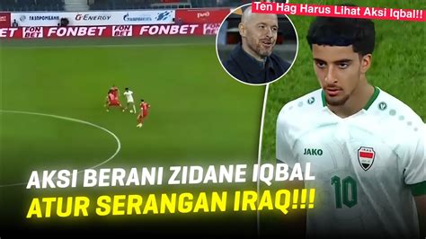 JADI JENDERAL LINI TENGAH IRAQ Lihat Aksi Zidane Iqbal Saat Memainkan