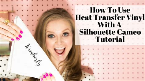 How To Use Heat Transfer Vinyl On A Silhouette Cameo Youtube