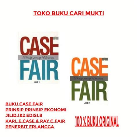 Jual Buku Case Fair Prinsip Prinsip Ekonomi Jilid 1 2 Edisi 8 100