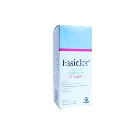 CEFACLOR MONOHIDRATADO 125 MG FASICLOR 75 Ml Susp Farmasuper