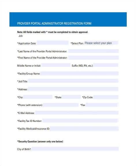 FREE 11 Job Registration Forms In PDF Excel MS Word